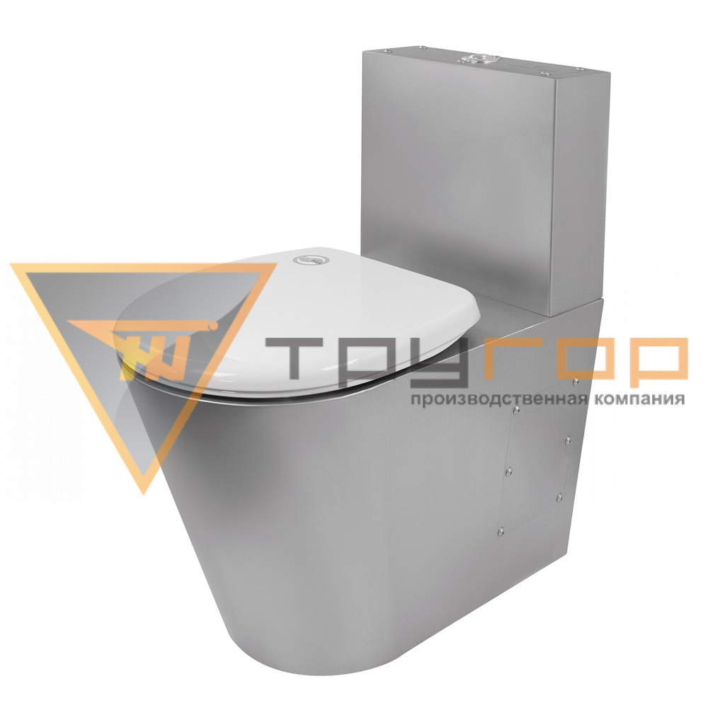 Унитаз напольный с баком антивандальный